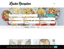 Tablet Screenshot of leukerecepten.nl